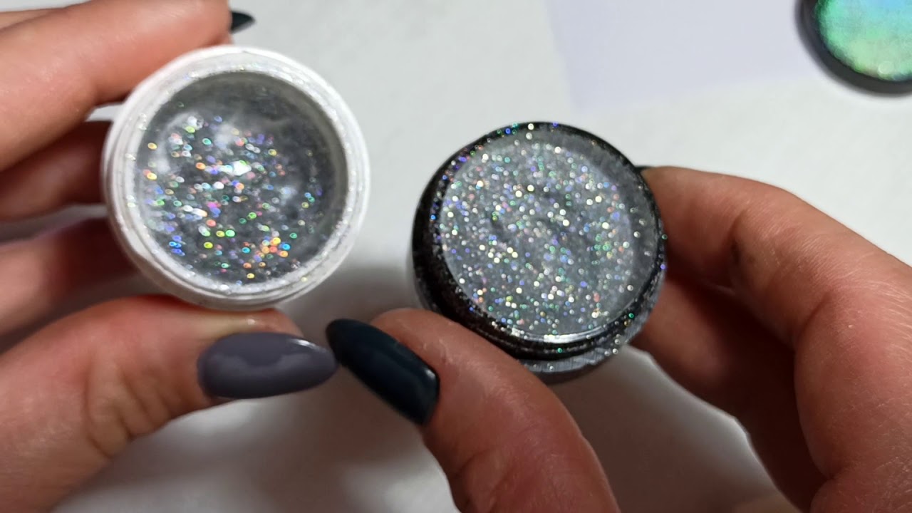 applicazione glitter silver 