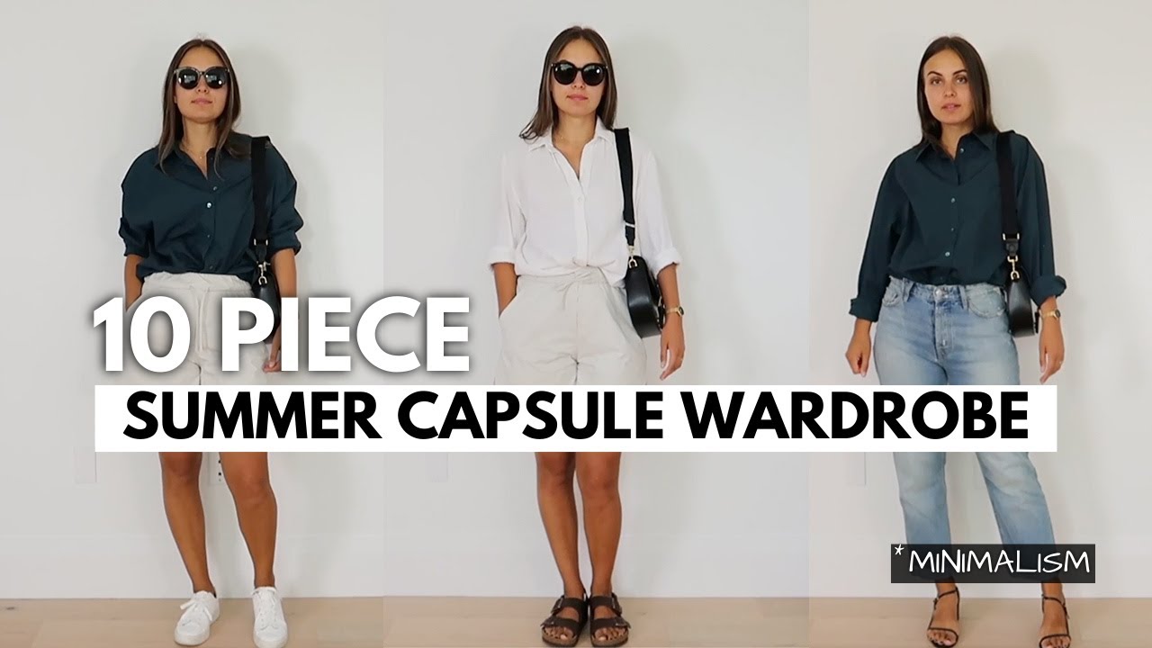 10 items 50 outfits | Summer CAPSULE WARDROBE