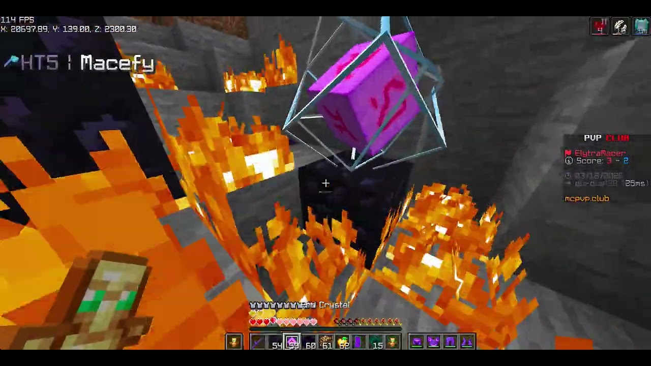 ElytraMacer vs Macefy - Vanilla ft5 - mcpvp.club