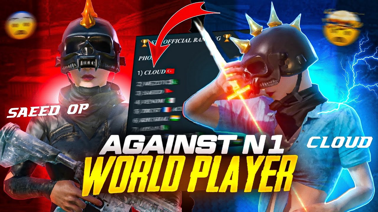 saeedop vs Best Phone Player of The World🌎😱|| Sst Cloud vs SAEED op ||  intense Match🔥‼️