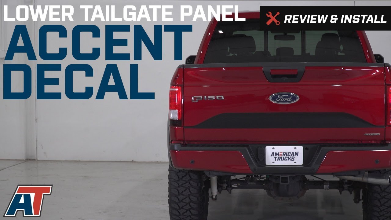 2015-2017 F150 American Muscle Graphics Lower Tailgate Panel Accent Decal Review & Install