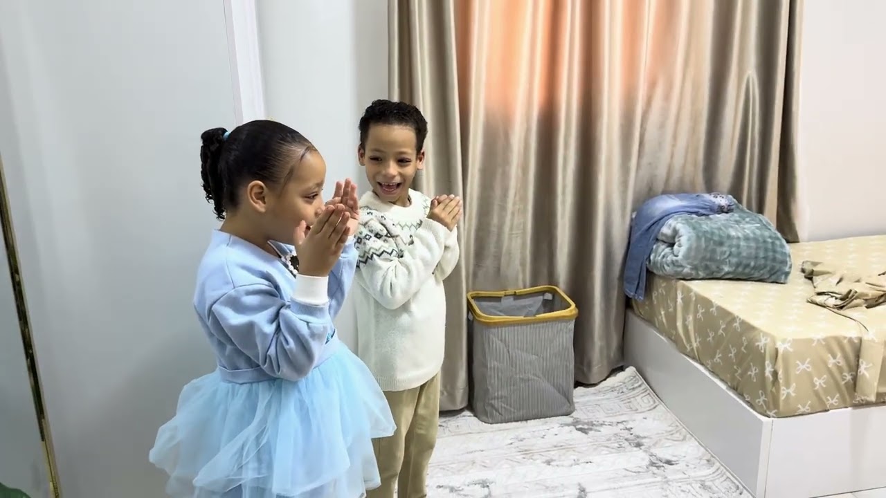 عملت أحلي مفاجأه لأدهم وچورى 💃