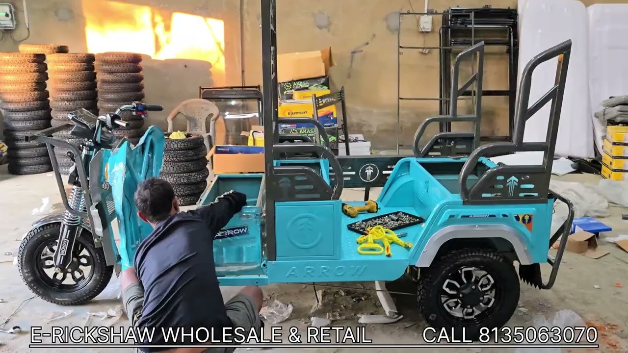 Arrow Pro Plus E-Rickshaw Assembling at Sivasagar, Assam