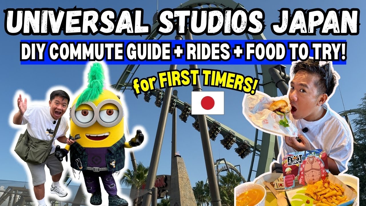FIRST TIME in UNIVERSAL STUDIOS JAPAN 🇯🇵 | DIY Travel Guide + Tips!
