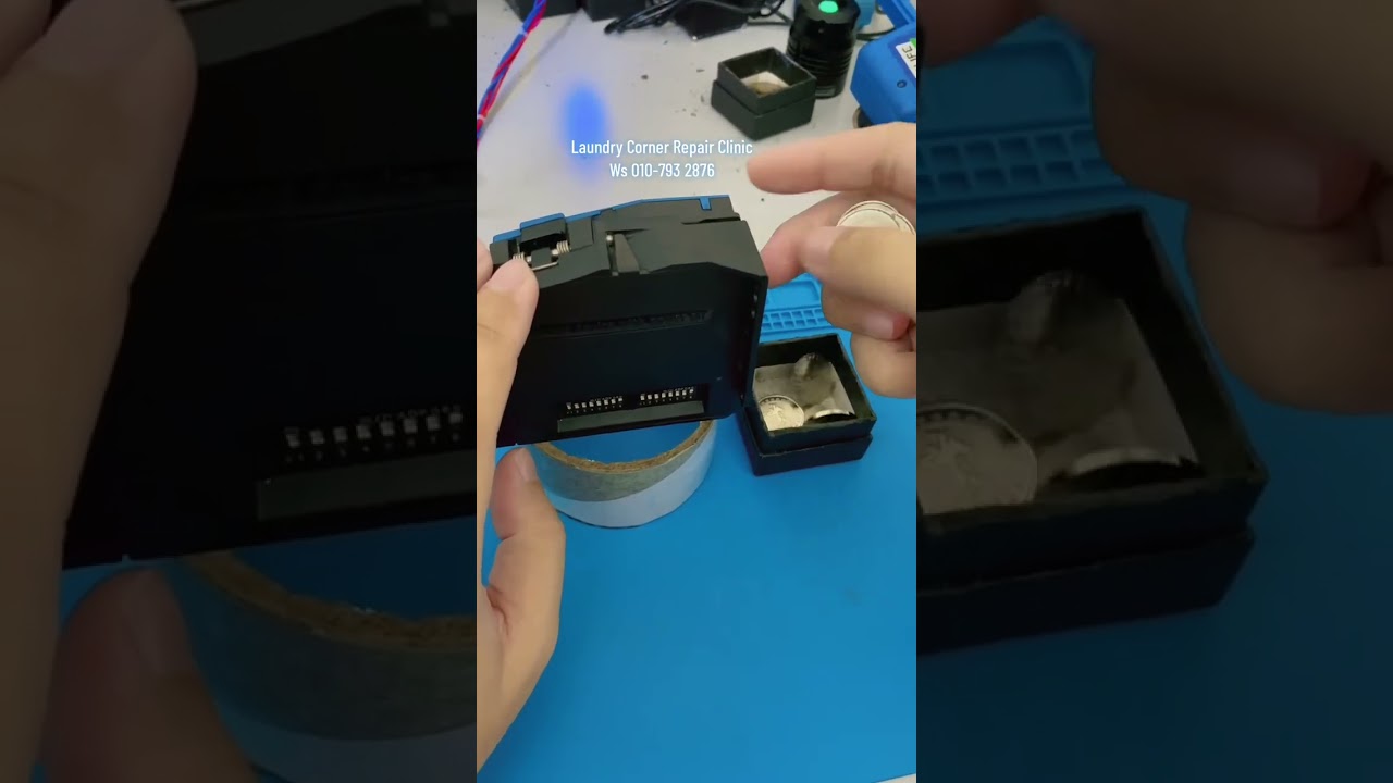 Cara Untuk Reset & Setting Token Coin Acceptor Coin Drop wh Munzprufer EMP500.12 - Dobi Layan Diri