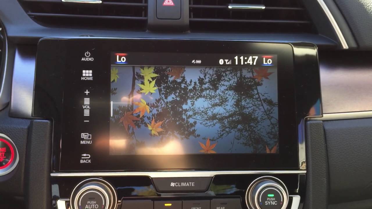 How to change the radio format/skin on a 2016 Honda Civic