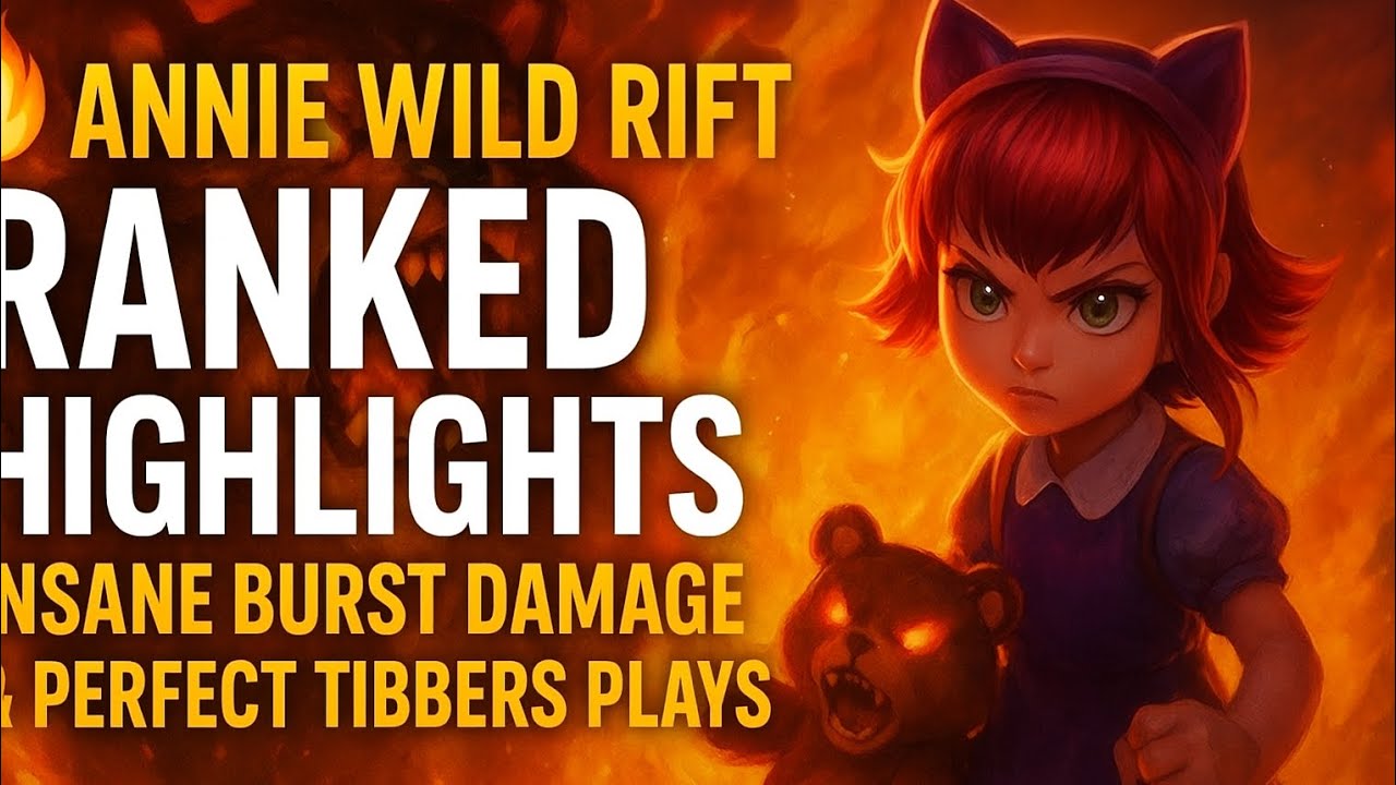 Annie Wild Rift Ranked Highlights | Insane Burst Damage & Perfect Tibbers Plays