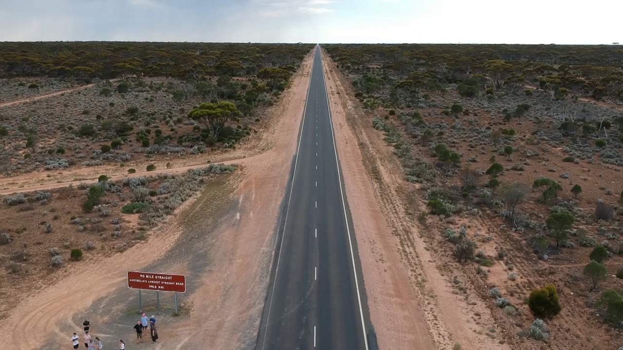 Australia's Longest Straight Road