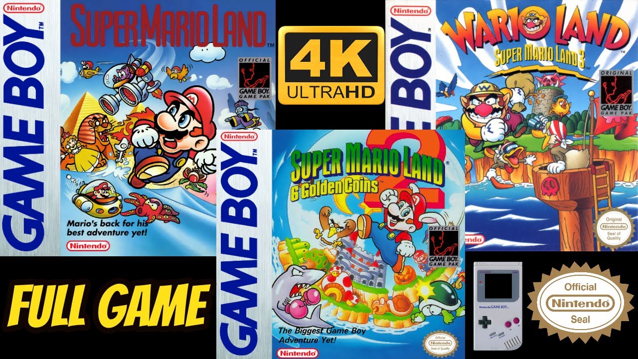 Super Mario Land TRILOGY COLLECTION [GAME BOY] Longplay Walkthrough Playthrough Full Game [4K60ᶠᵖˢ]