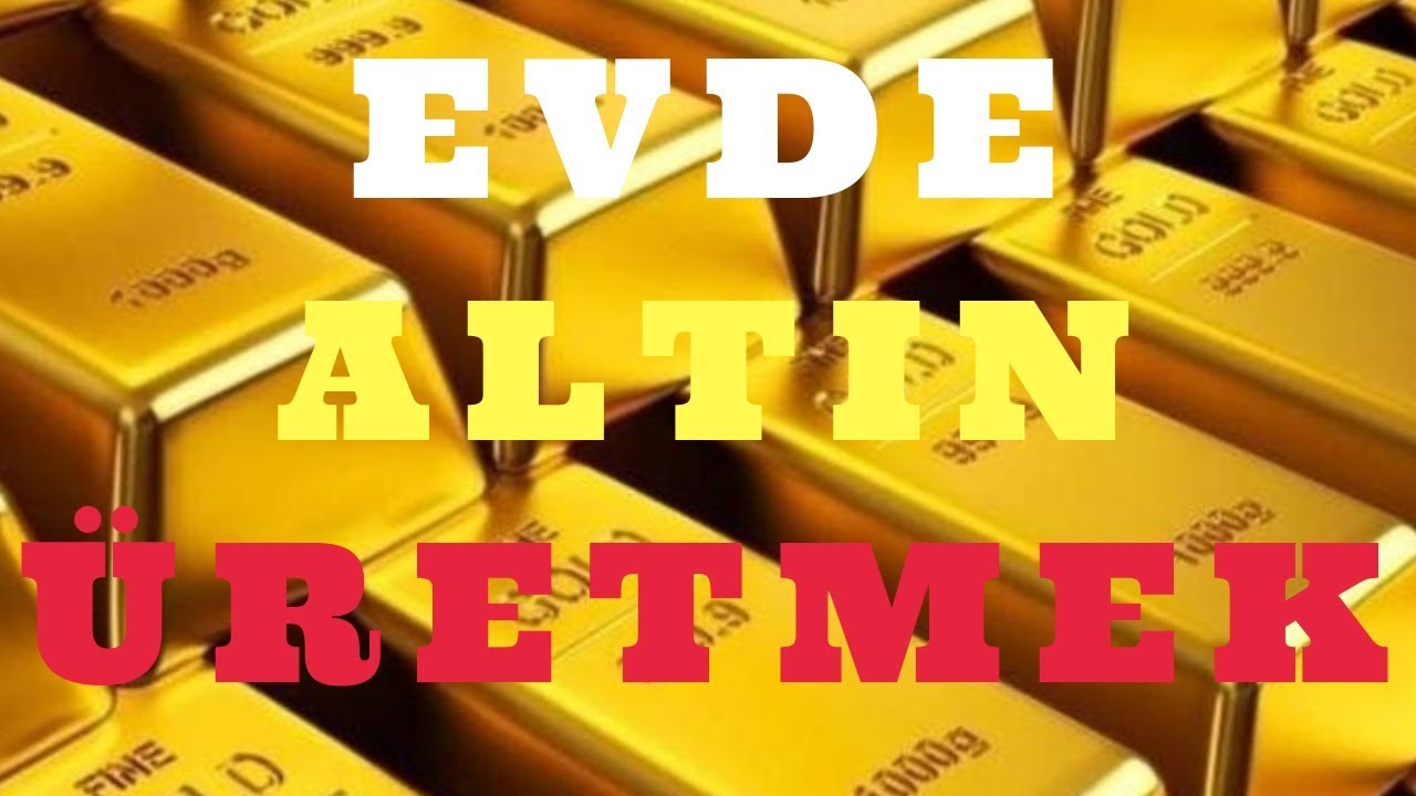 Evde ALTIN &Uuml;RETİMİ - GOLD BACTERİA - Altın &Uuml;retmek