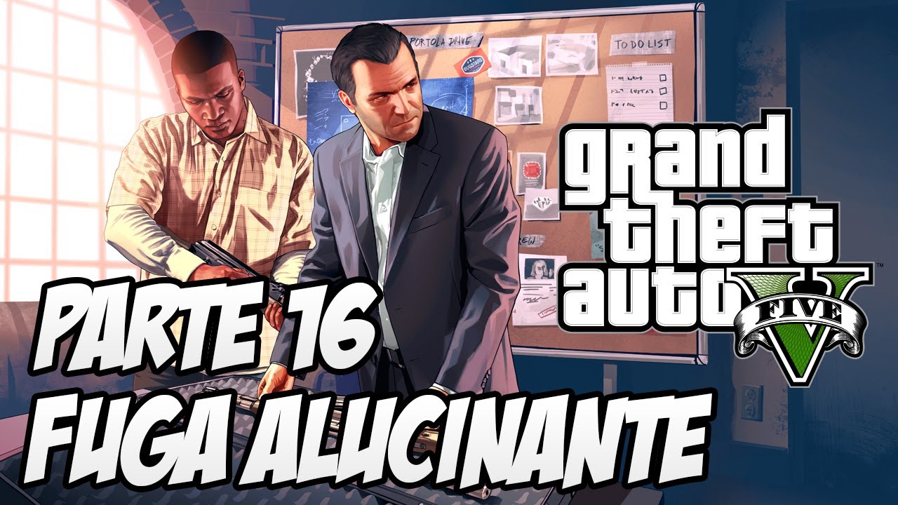 GTA V História Parte 16 - Fuga Alucinante
