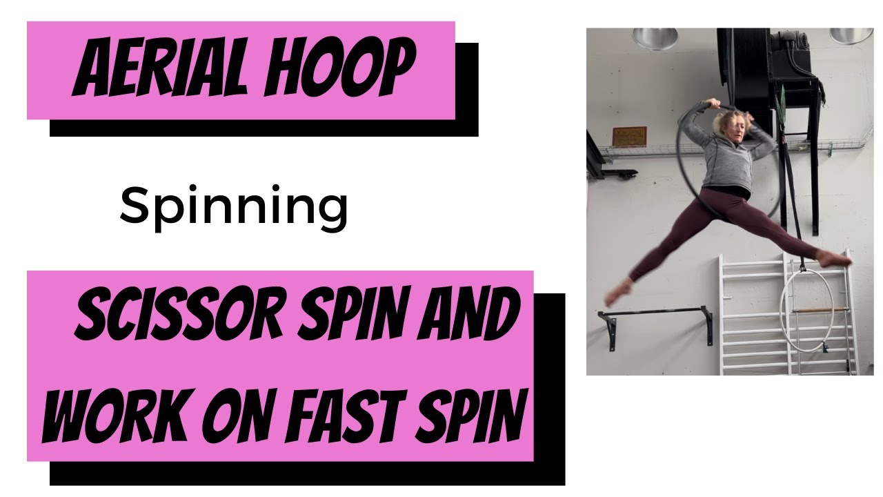some spin progression to come to Delilah and get a faster spin inside the aerial hoop tutorial