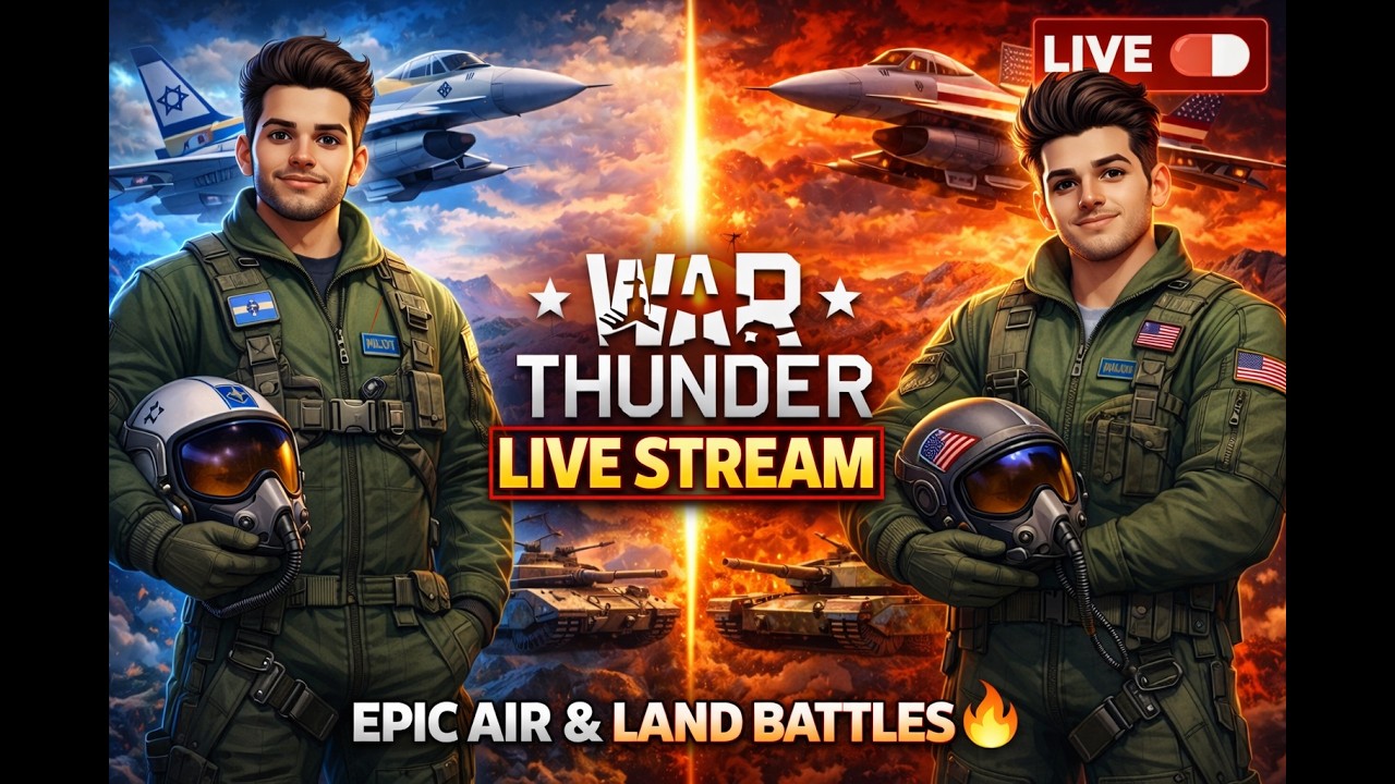 War Thunder LIVE 🔥 Massive Air Battles & Tank Warfare
