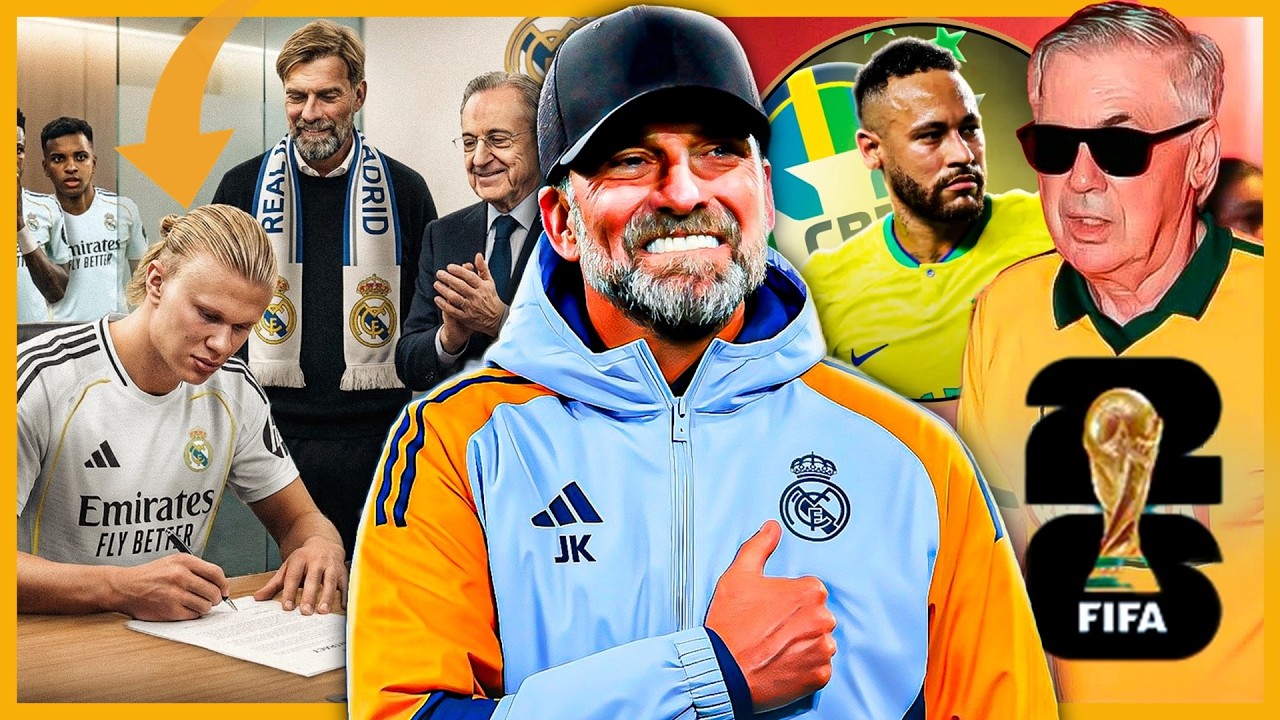 CONDICIÓN: Jurgen Klopp y HAALAND al Real Madrid | Neymar AMENAZA a ANCELOTTI con RETIRARSE 🇧🇷