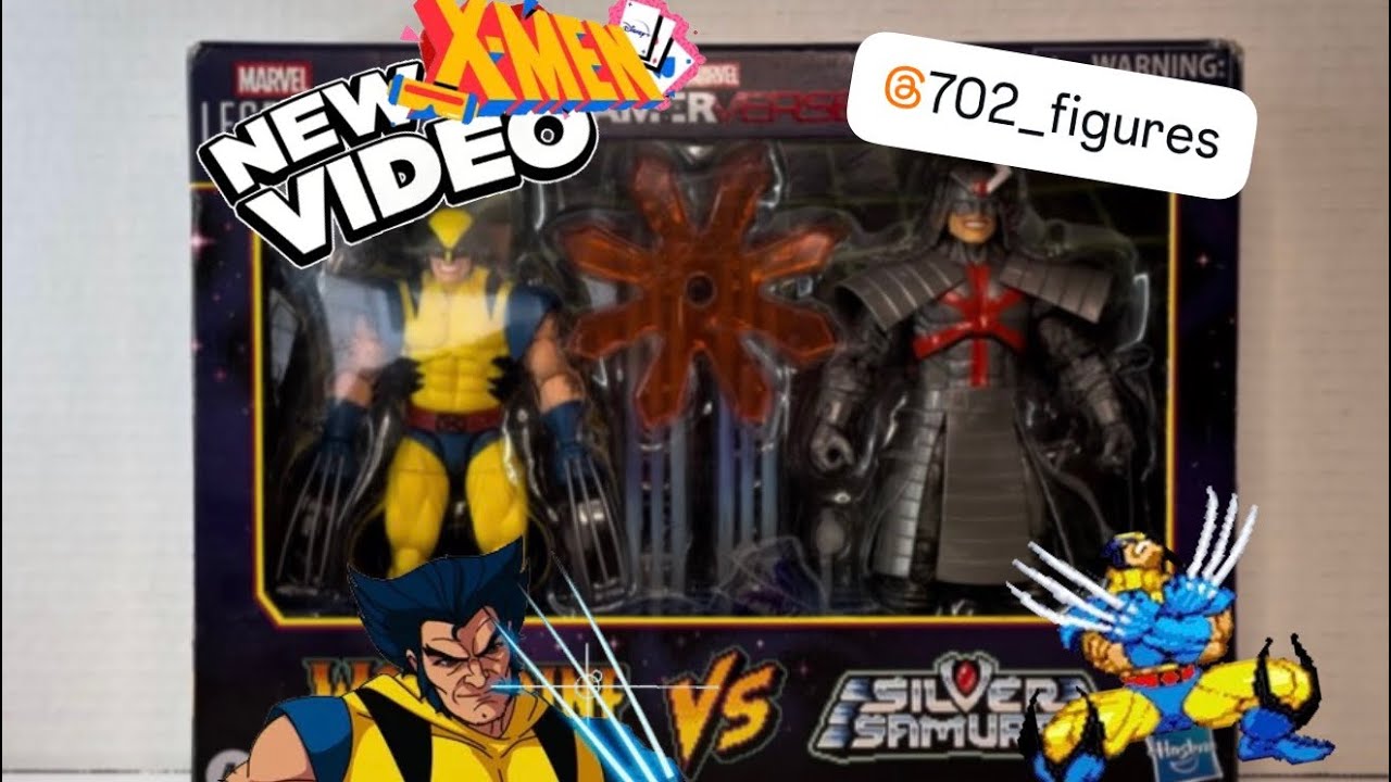 Marvel Legends (Gamer Verse) Wolverine vs SilverSamurai Two pack Action Figure Review!