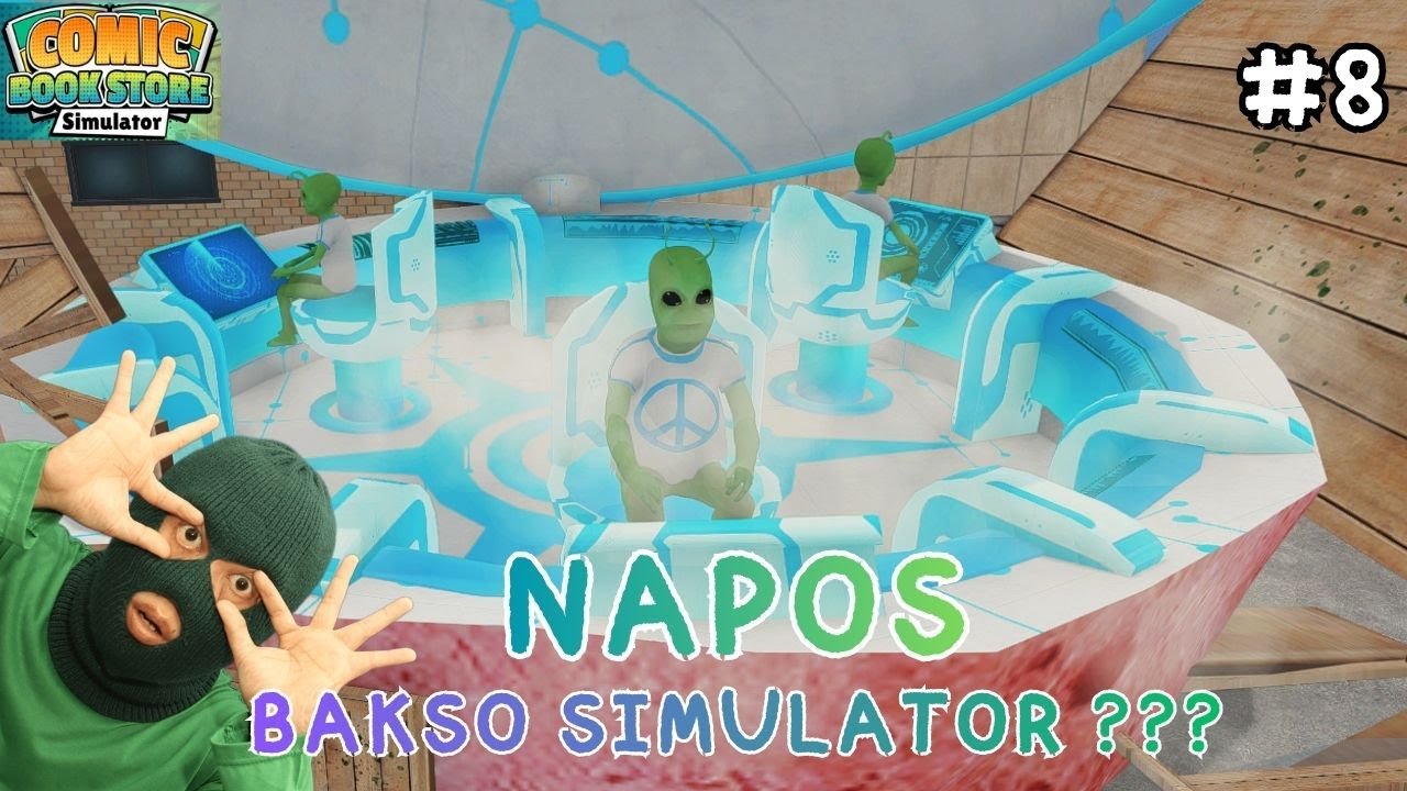 HUTANGKU LUNAS, TOKO KU SEKARANG 2 LANTAI & KETEMU ALIEN ??? | Comic Book Store Simulator - Part 8