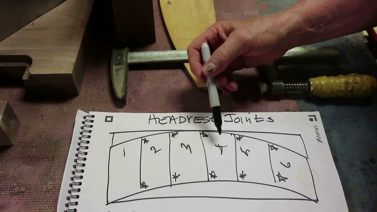 Headrest glue-up