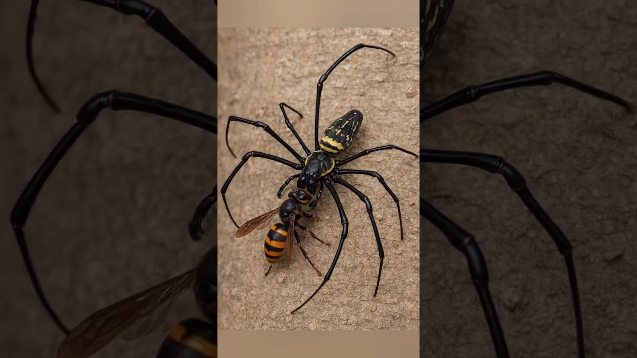 Spider vs. Wasp: Epic Showdown!