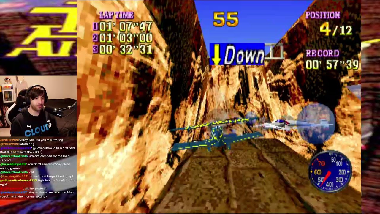 Bravo Air Race, then Need For Speed 2 T-Rex Only