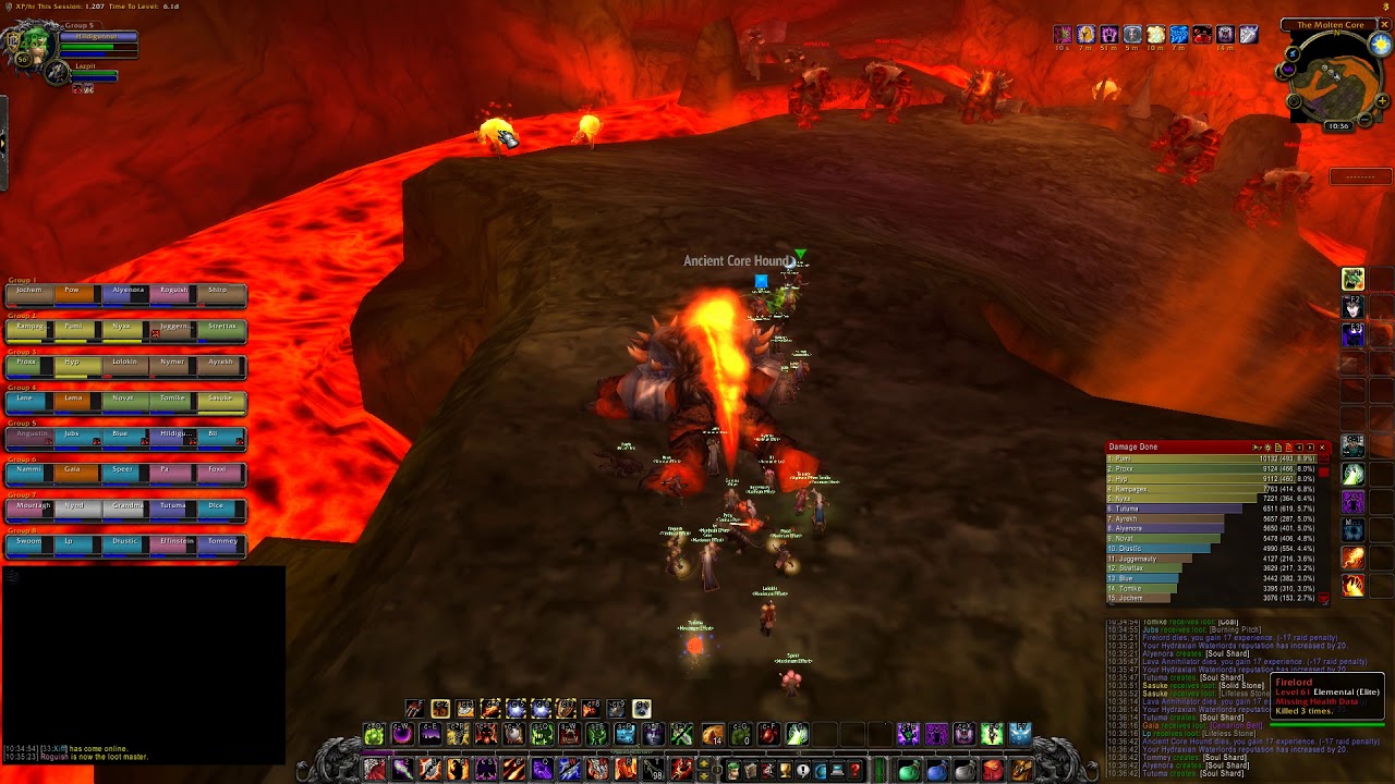 World 6th Classic Molten Core - Maximum Effort