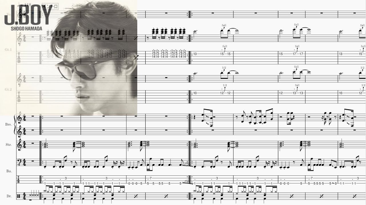 [Band-Score]J.BOY(浜田省吾)
