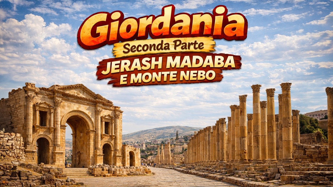 GIORDANIA 🇯🇴 #2 — Dalle rovine romane di Jerash ai mosaici di Madaba