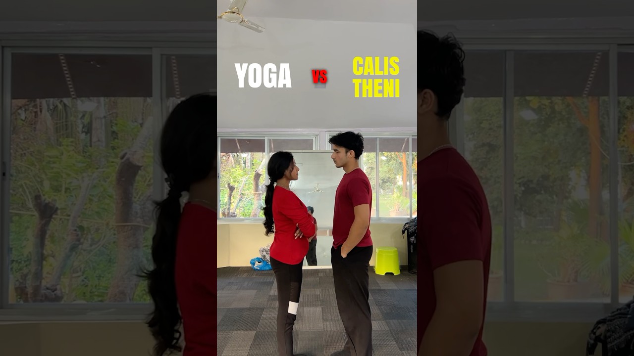Beginner Yoga vs Intermediate Calisthenics #shorts