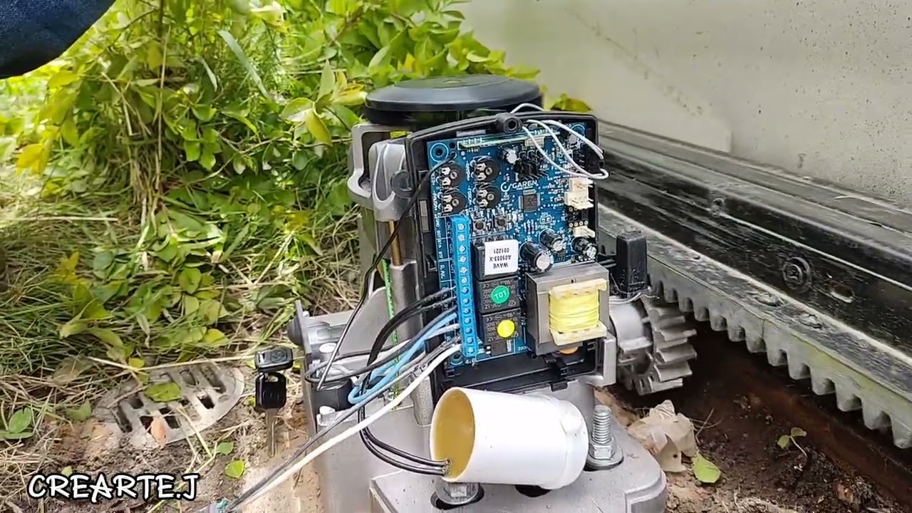 INSTALACIÓN DE UN MOTOR MARCA GAREN, para portón corredizo