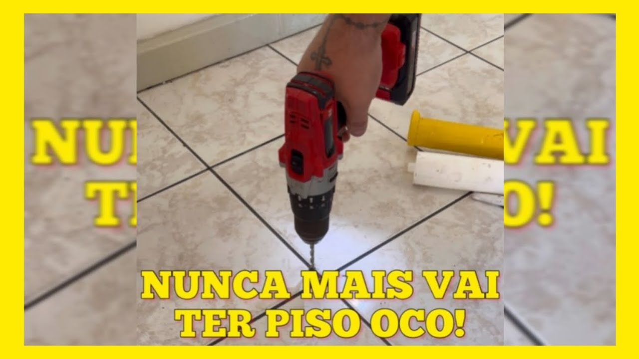 Como arrumar PISO OCO sem precisar quebrar ou tirar.