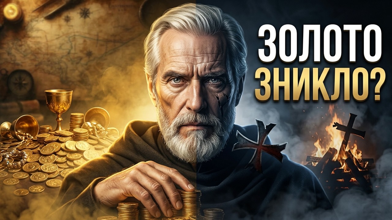 Куди зникло ЗОЛОТО Тамплієрів? Таємниця, яку не розкрили [Історія на ніч]