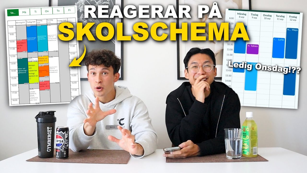 Vi reagerar på era Skolscheman
