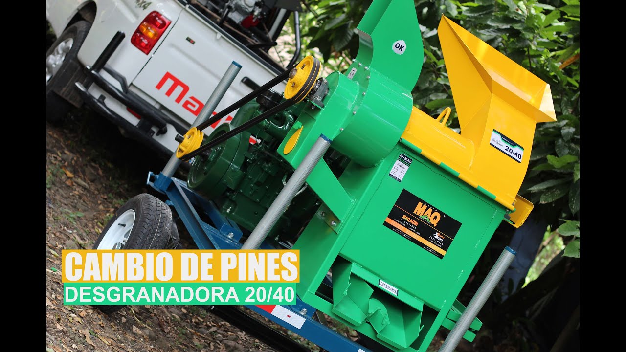 CAMBIO DE PINES DE DESGRANADORA 20/40 #MAQAGRI