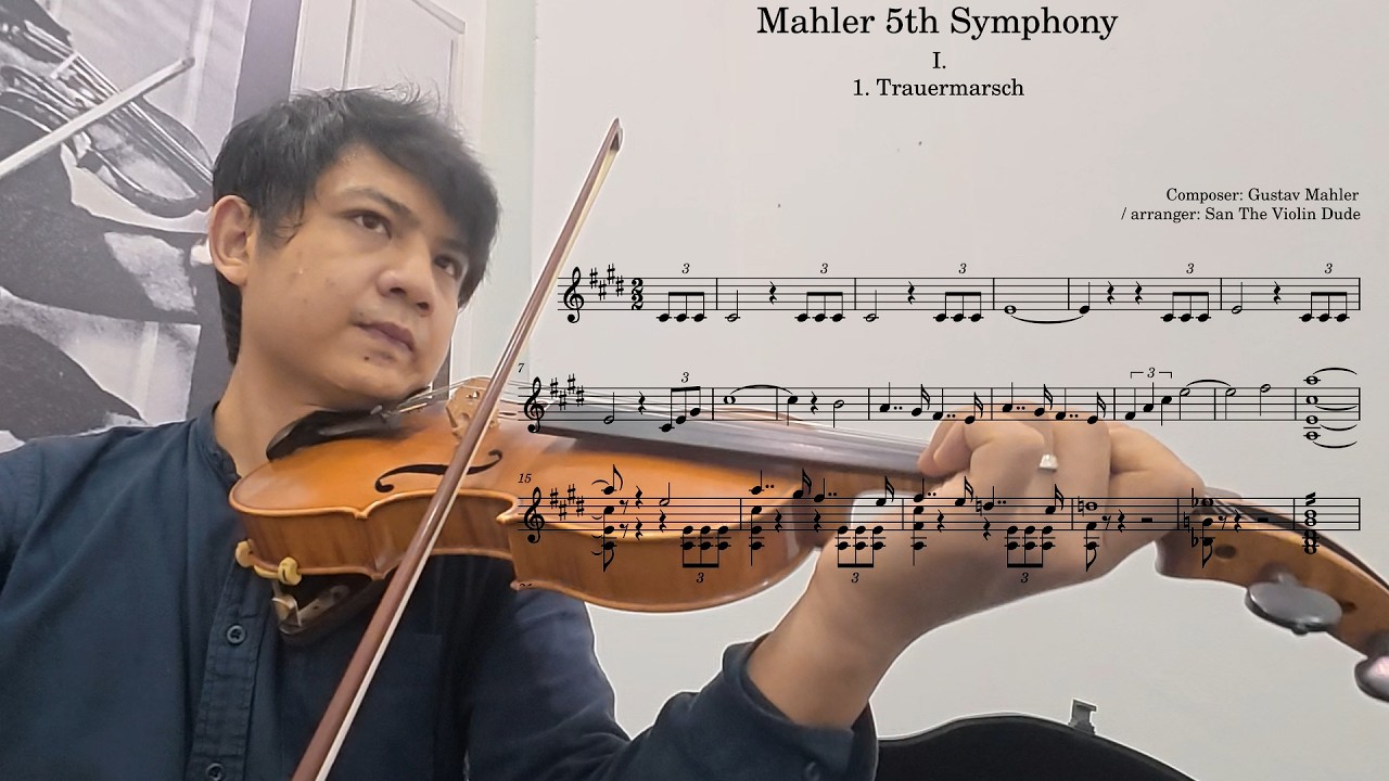 Mahler Symphony No. 5 for Solo Violin, 1st movement