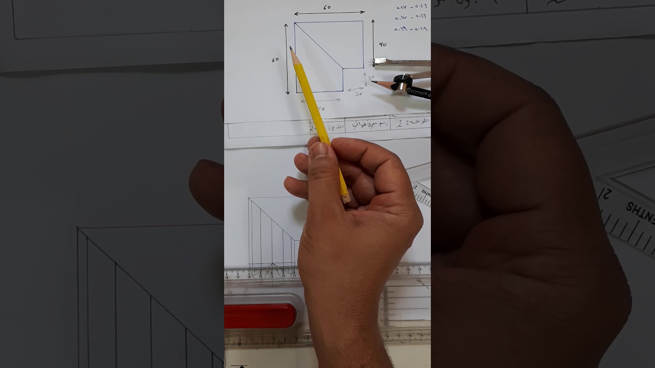 الموضوع الخامس / رسم انفراد انحناء قائم دائري المقطع / الفصل الرابع / وزاري/ المهندس حسين جودة