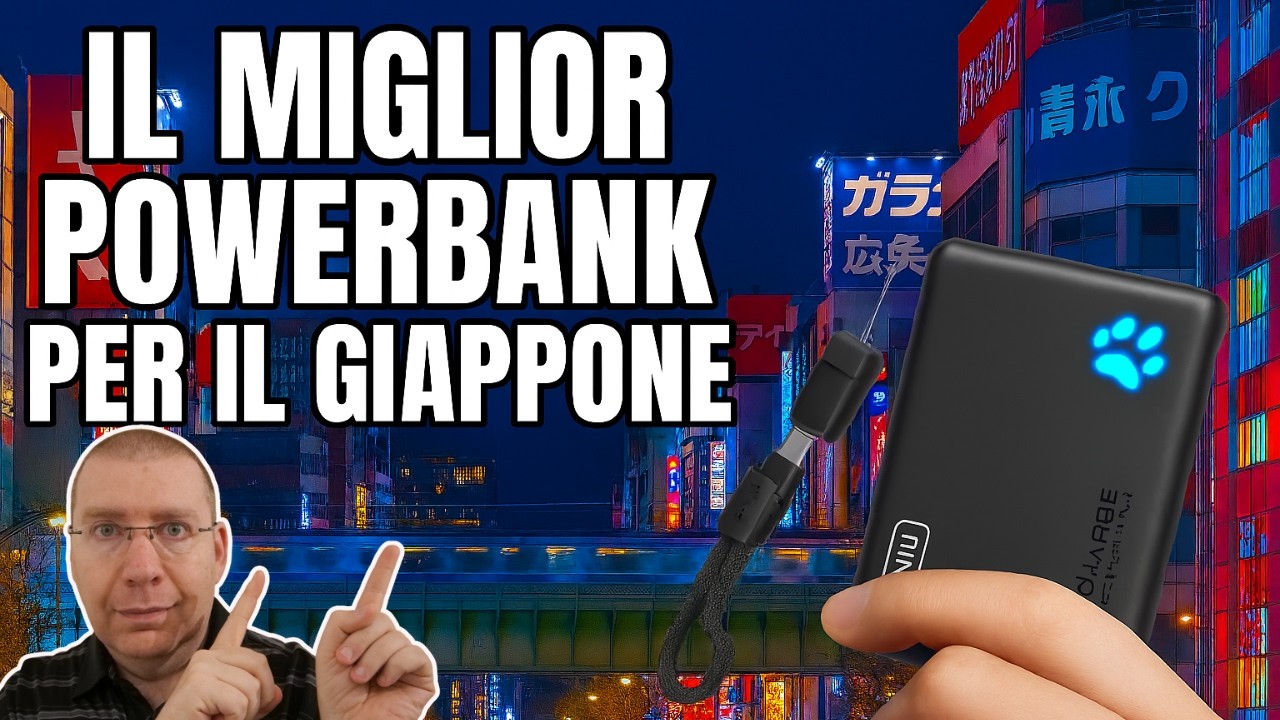 IL MIGLIOR POWERBANK PER IL GIAPPONE ! INIU 10.000 mah