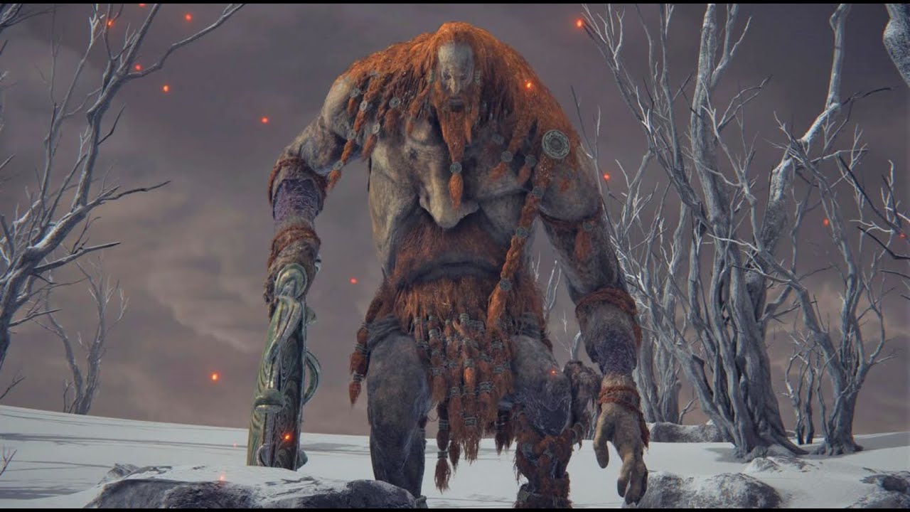 Fire Giant on NG+7 using +0 weapons hitless