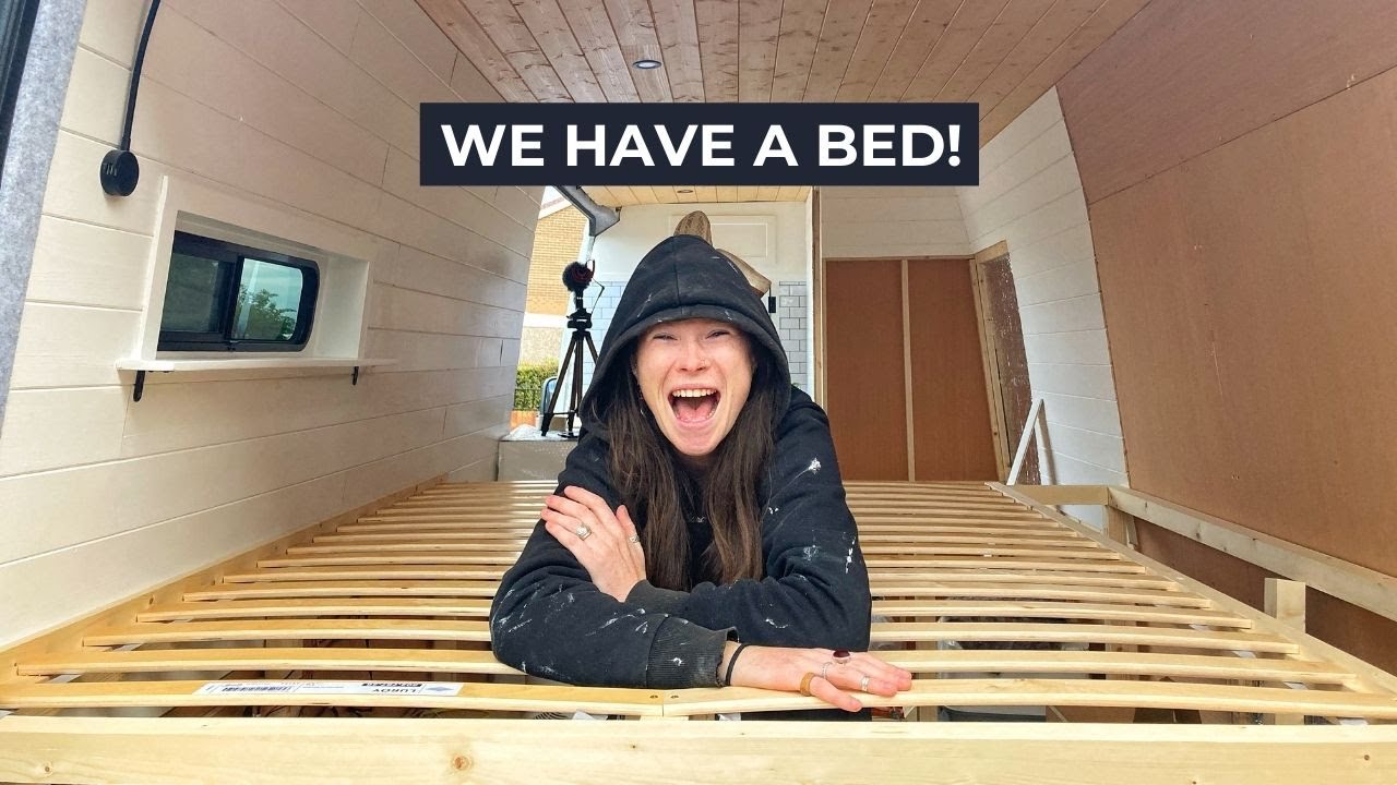 Our Sprinter Van Conversion Bed Design | DIY Campervan Series