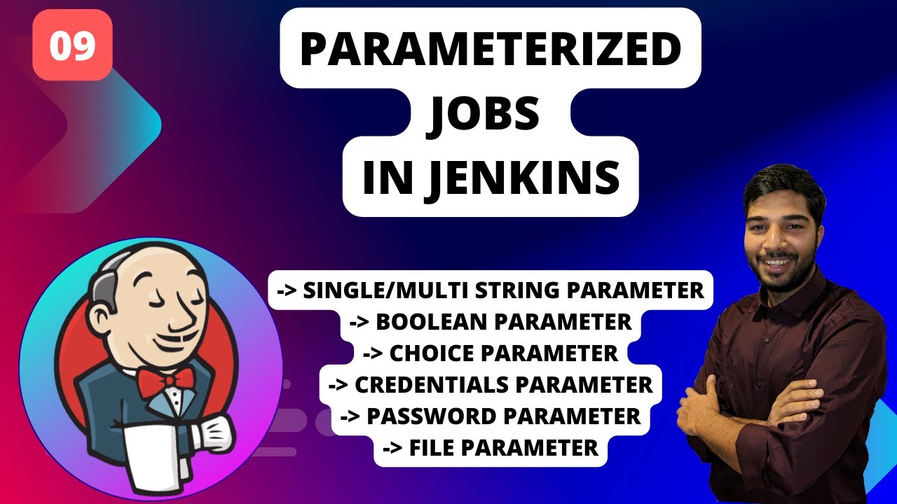 09 | Parameterized Jobs In Jenkins | Parameters In Jenkins Jobs |  #jenkins #devops #cicd