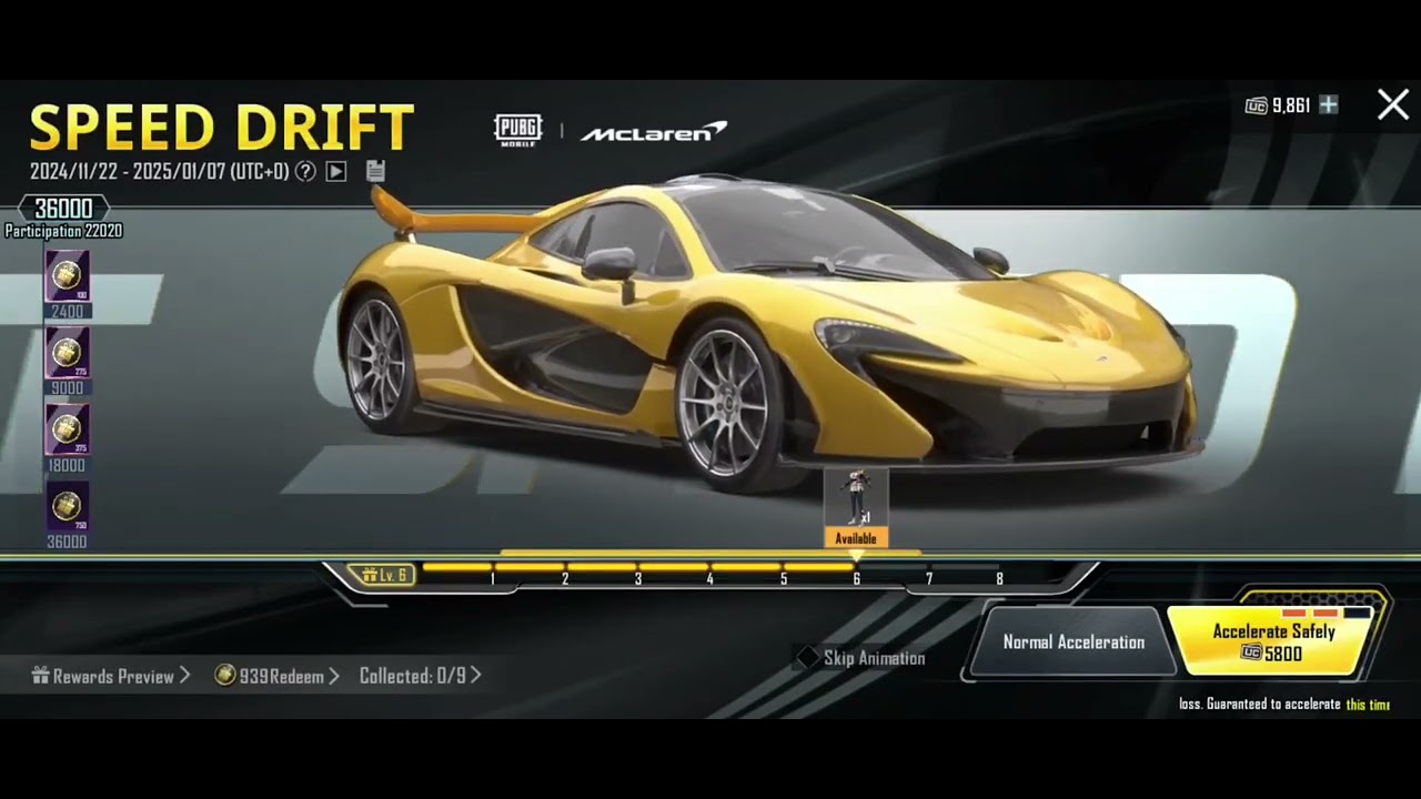 McLaren acceleration for F1 buggy skin #pubgmobile #pubg