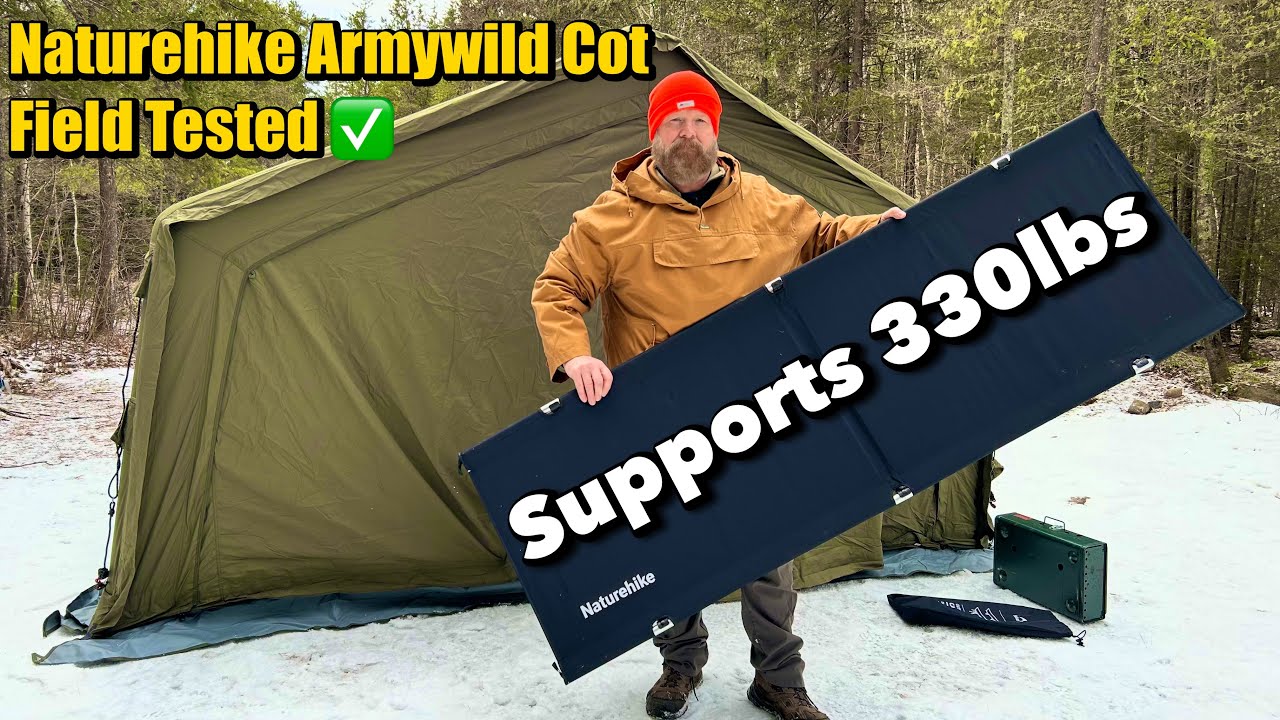 Складная кемпинговая раскладушка Naturehike Armywild — полный обзор и полевые испытания