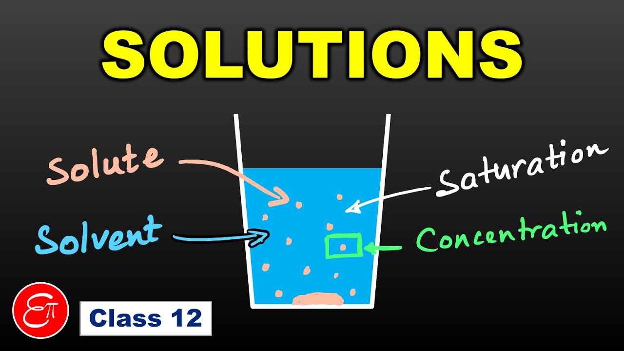 SOLUTIONS  ||  Class 12 Chemistry