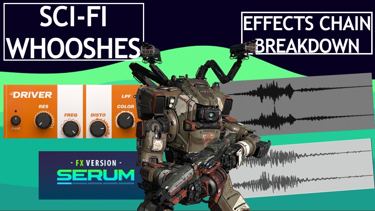 Making SCI-FI WHOOSH sounds in SerumFX (effects chain breakdown)