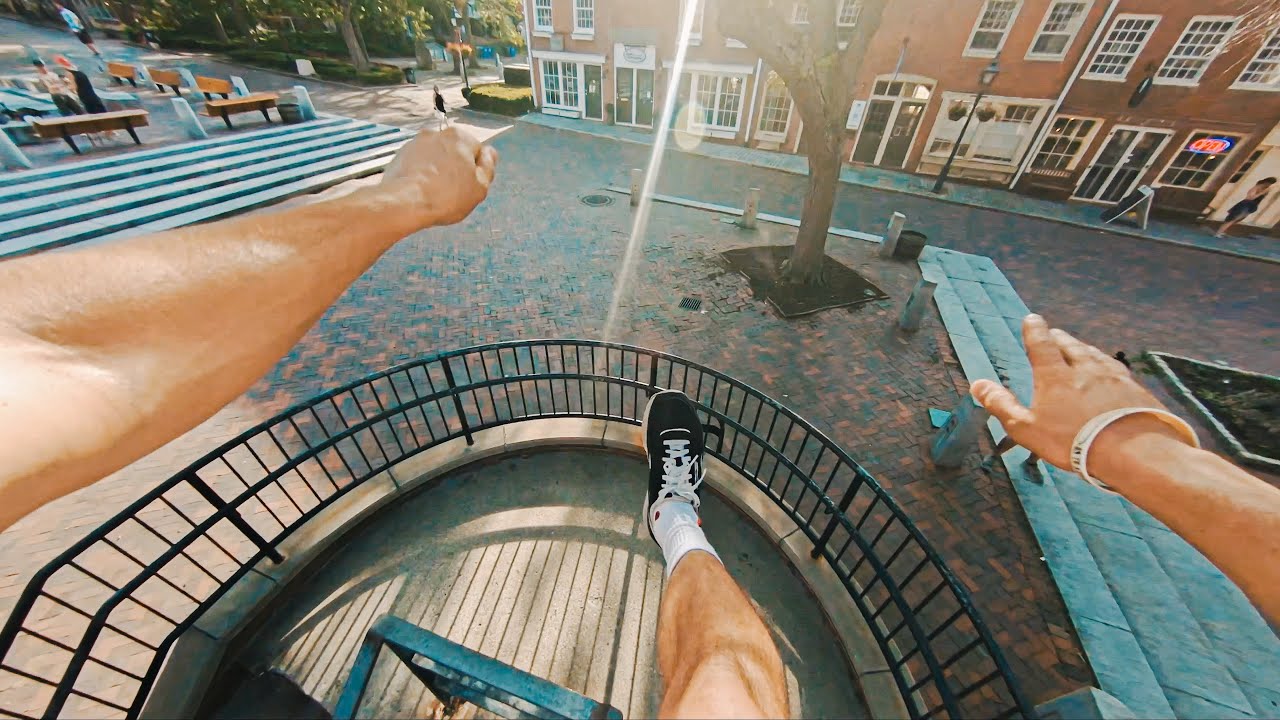 Паркур в Бостоне POV 🇺🇸