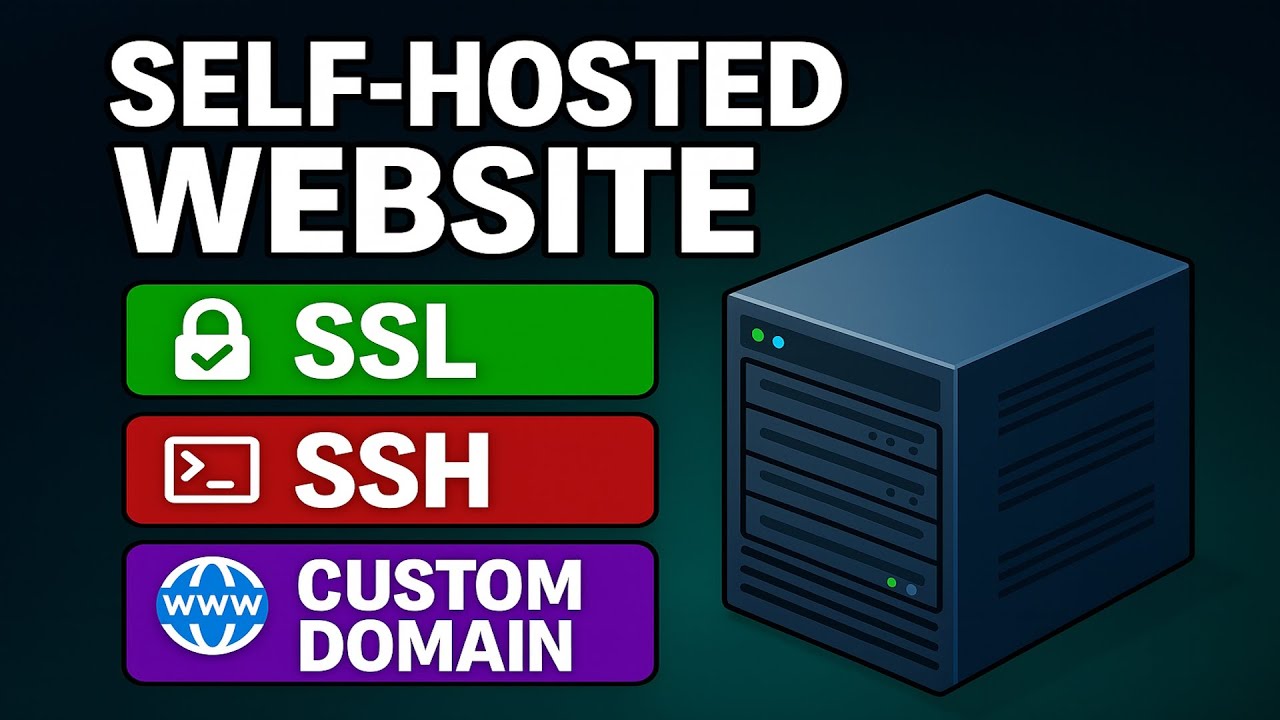 Как разместить собственный сайт в 2025 году (БЕСПЛАТНЫЙ SSL, безопасный SSH, собственный домен)