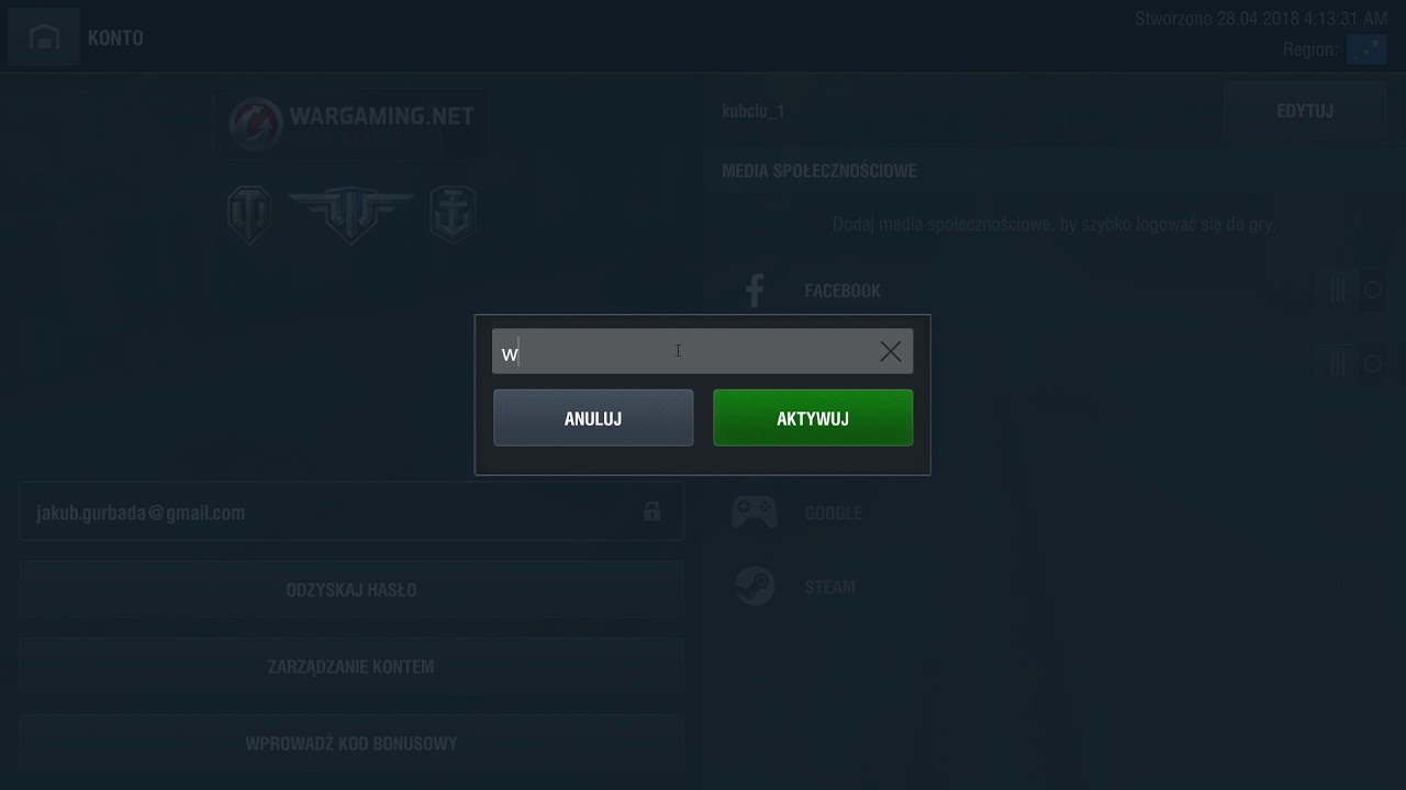 KOD KT&Oacute;RY DZIAŁA ZAWSZE? // WOT BLITZ