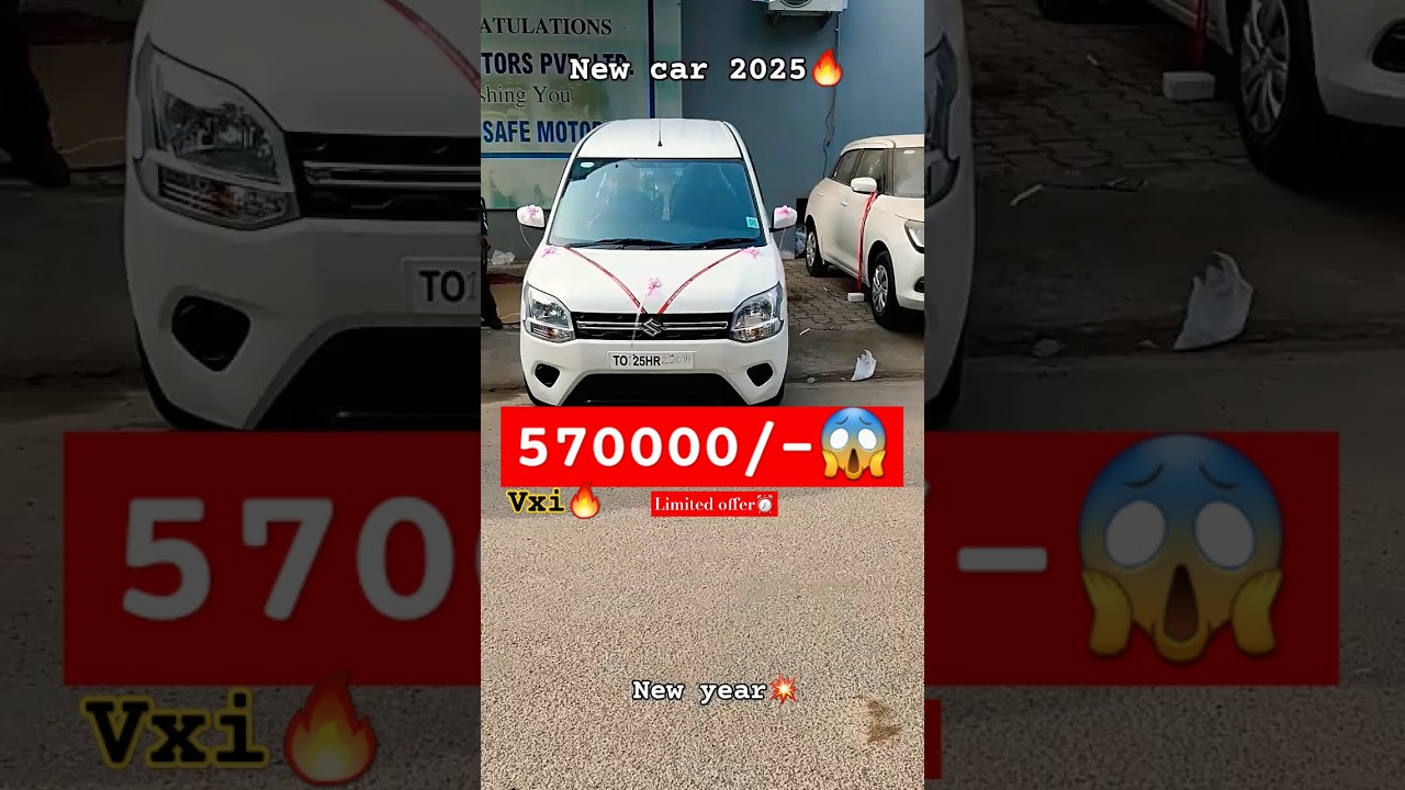 5,70000/-😱😱 Offer PRICE on road ll New maruti suzuki Wagon-R VXI model 2025 #newcar #car t&c apply
