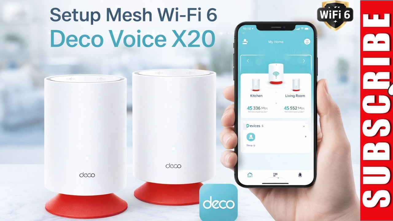 How Setup Mesh Wi-Fi 6 Deco Voice X20 - Urdu/Hindi