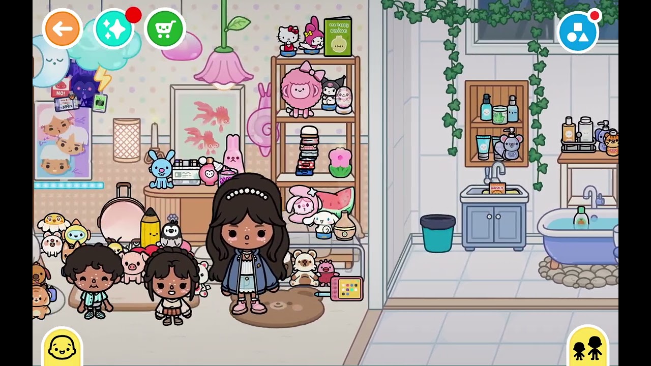Night time vlog🧸🍪#toca Boca new family  