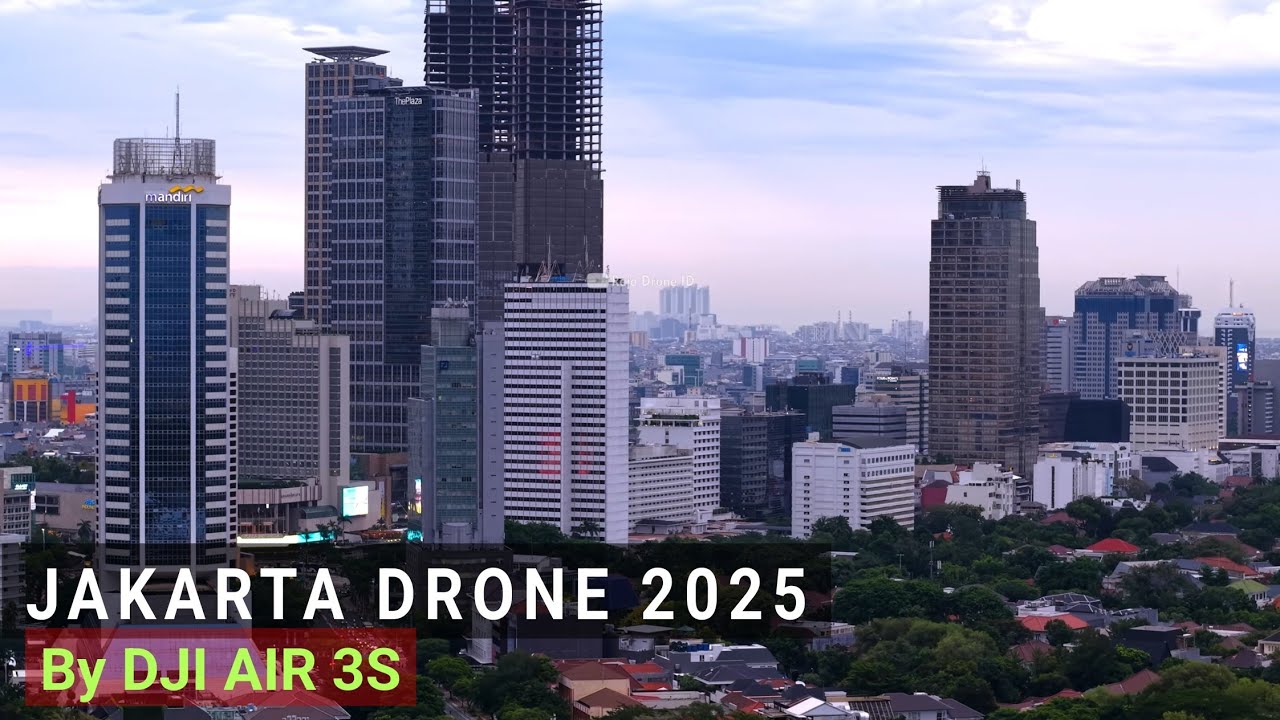 Jakarta City 2025 by DJI Air 3S | Zoom Video