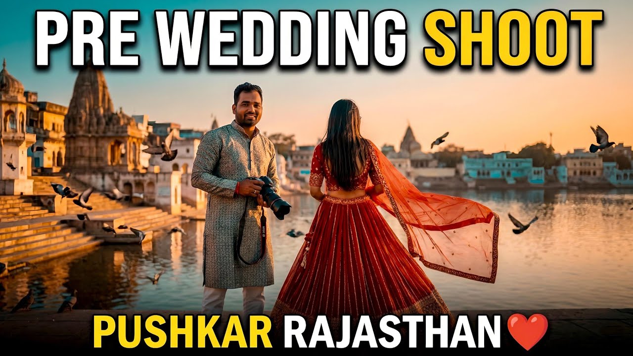 Pre Wedding Shoot at Pushkar | Cinematic Couple Shoot Rajasthan | Shaurya Lifestyle Vlogs 